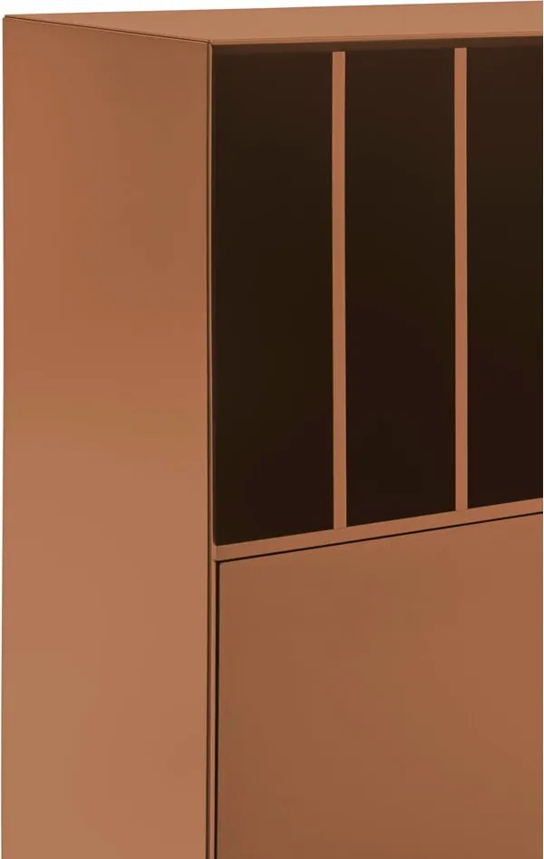 Armadietto color mattone 120x140x45 cm Platt – Teulat