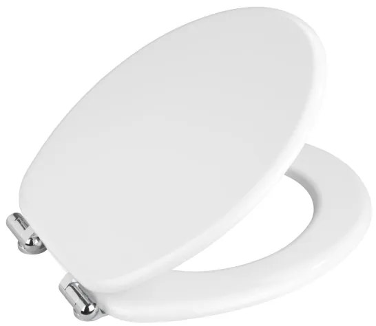 WENKO 22885100-WC Sedile WC URBIO 36x42,5 cm bianco/argento
