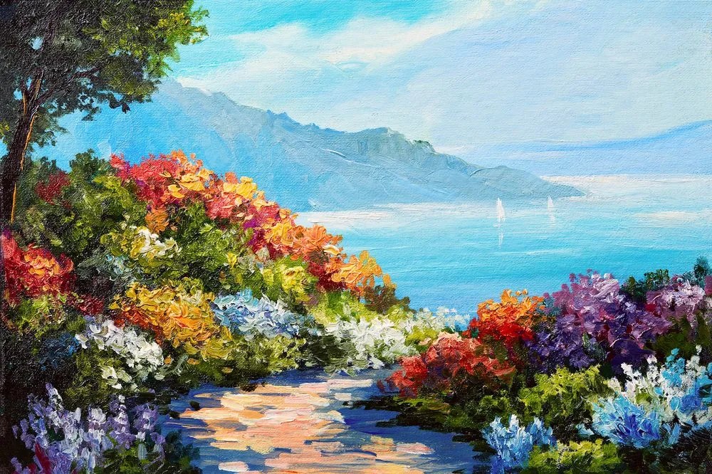 Carta da parati – Vista sul mare