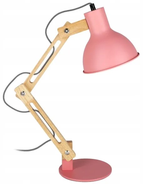 Lampada da tavolo 1xE27/40W/230V rosa