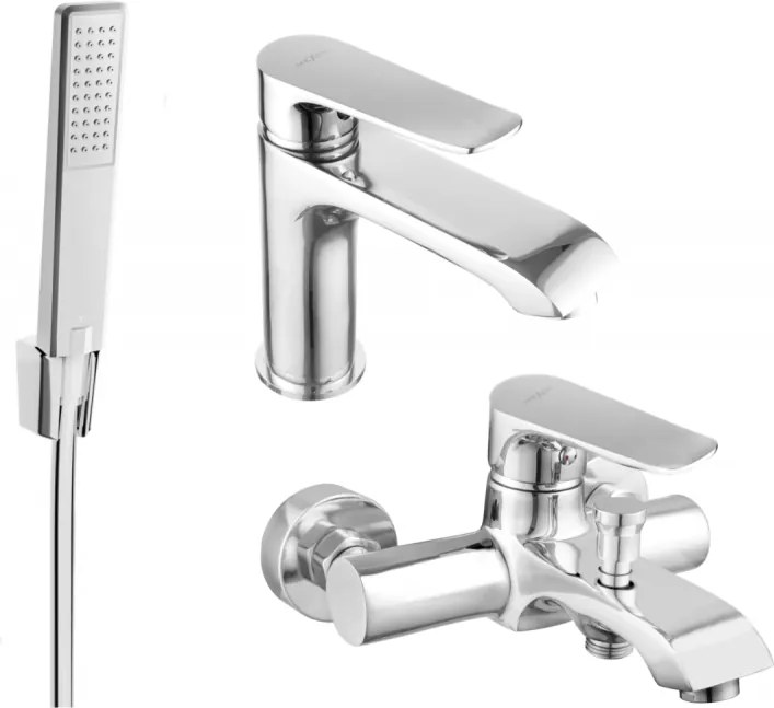 Mexen Pecos R72 set da bagno, cromo - 72703R72-00