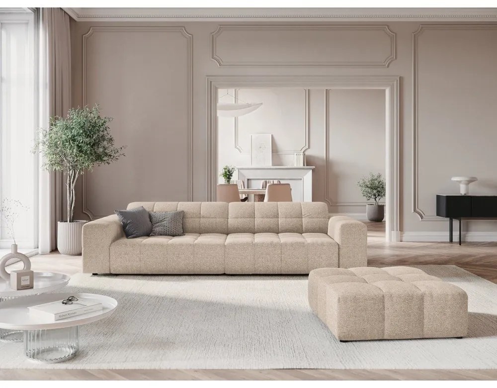 Sgabello beige Chicago - Cosmopolitan Design