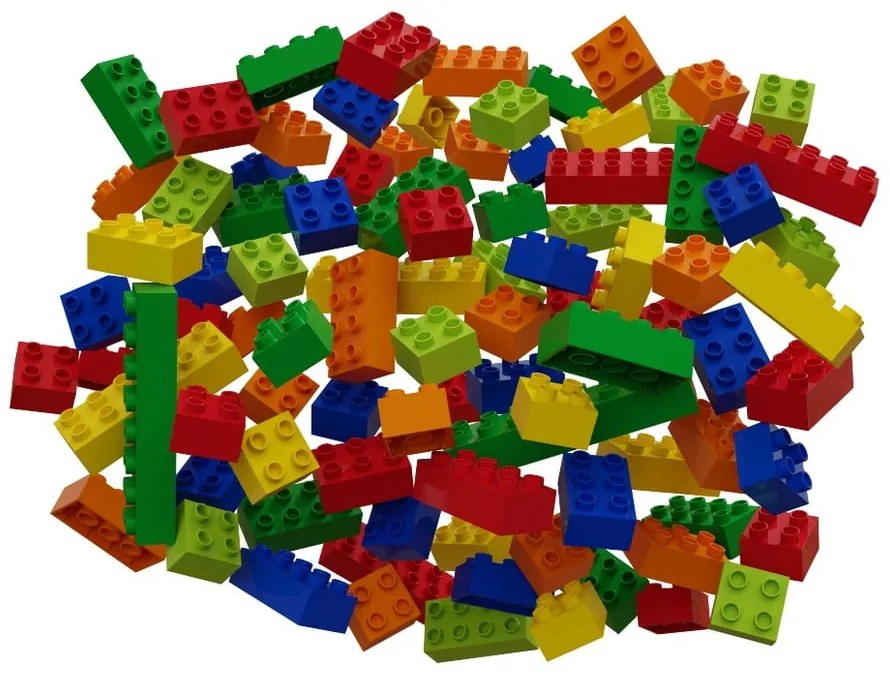 Set di blocchi da costruzione per la pista di palline Rainbow, 120 pezzi Blocks - Hubelino