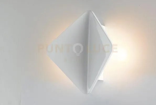 Applique led kite bianca 2x3w 540lm 4000k 17,5x8x19,7cm led-w-kite bco