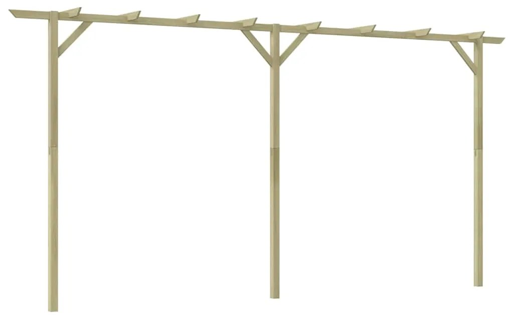 Pergolato Da Giardino 410x40x203 Cm İn Legno /