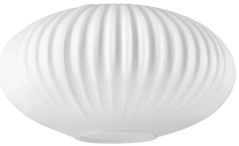 Vetro di ricambio per lampadario HARMA E27 14x25 cm bianco