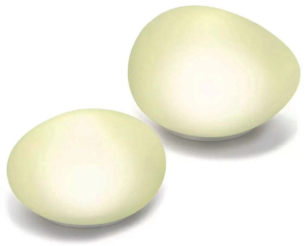 Lampada Sasso Solare da giardino 2 pezzi