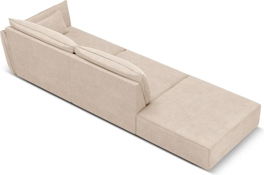 Divano angolare beige Vanda - Mazzini Sofas