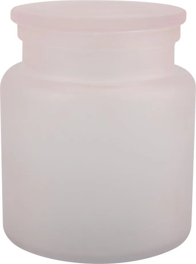 Organizer da bagno rosa chiaro in vetro per dischetti di cotone Yoko – Spirella