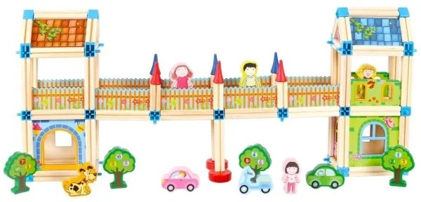 2Kids Toys - Set di costruzioni in legno: Castello