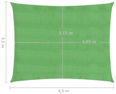 Vela Parasole 160 g/m² Verde Chairo 3,5x4,5 m in HDPE
