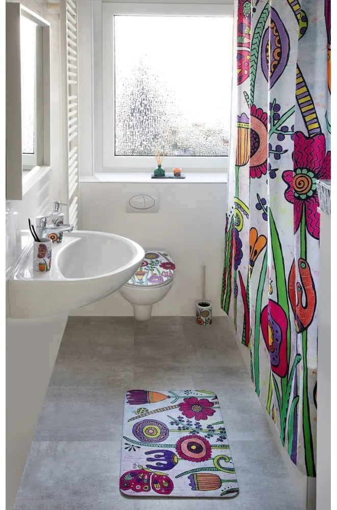Tazza in ceramica per spazzolini da denti Rollin'Art Full Bloom - Wenko