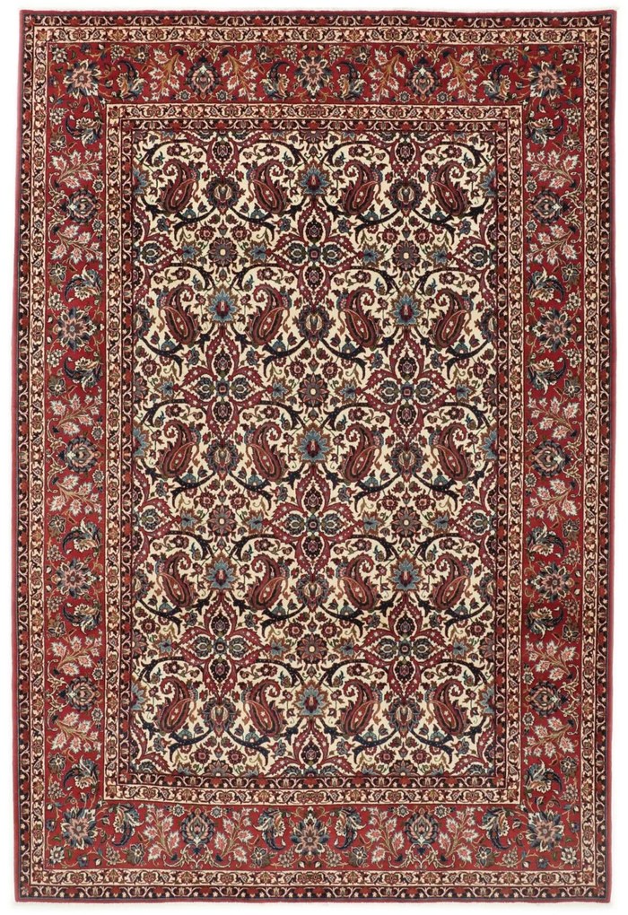 Najafabad Tappeto 320x220 (Iran) Annodato A Mano