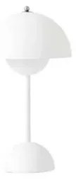 Flowerpot VP9 Lampada da Tavolo Portatile Matt White - &Tradition