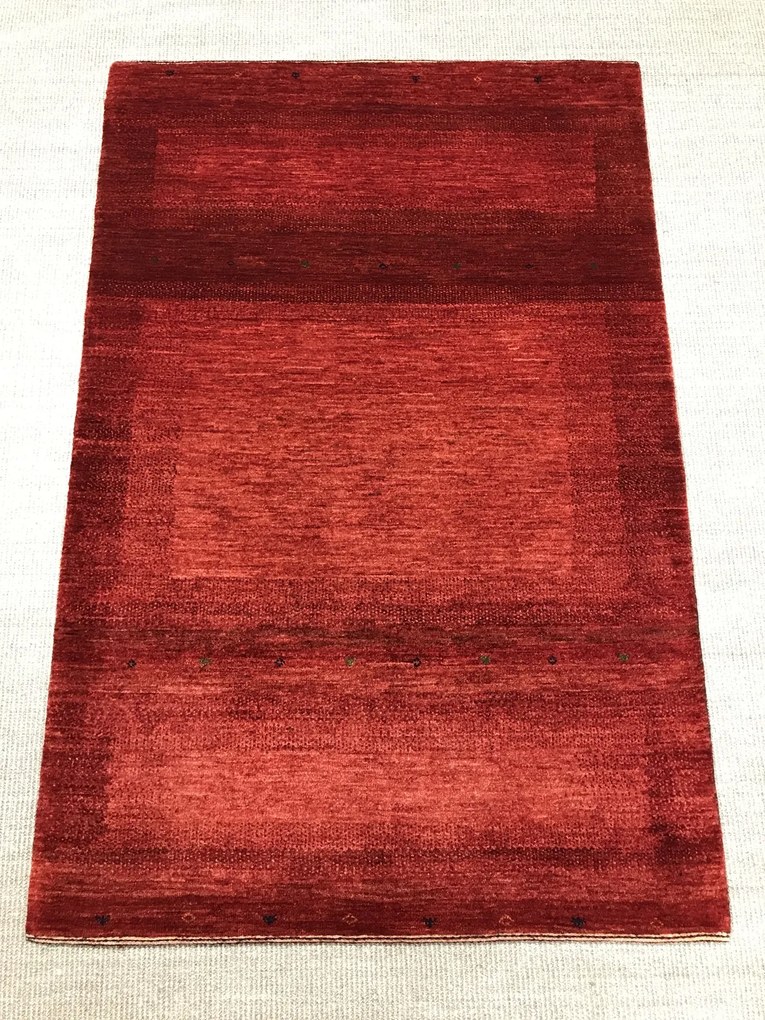 Loribaft Tappeto persiano 100 x 150 Rosso (Iran) Annodato A Mano