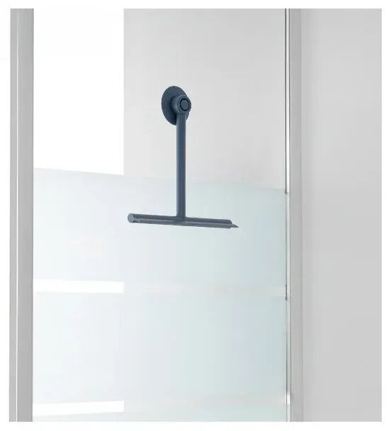 Tergivetro doccia blu in plastica antigraffio con ventosa Spring