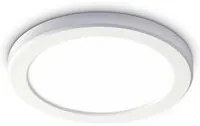 Lampada da soffitto Aura, bianco, 4000K, D220xH18mm