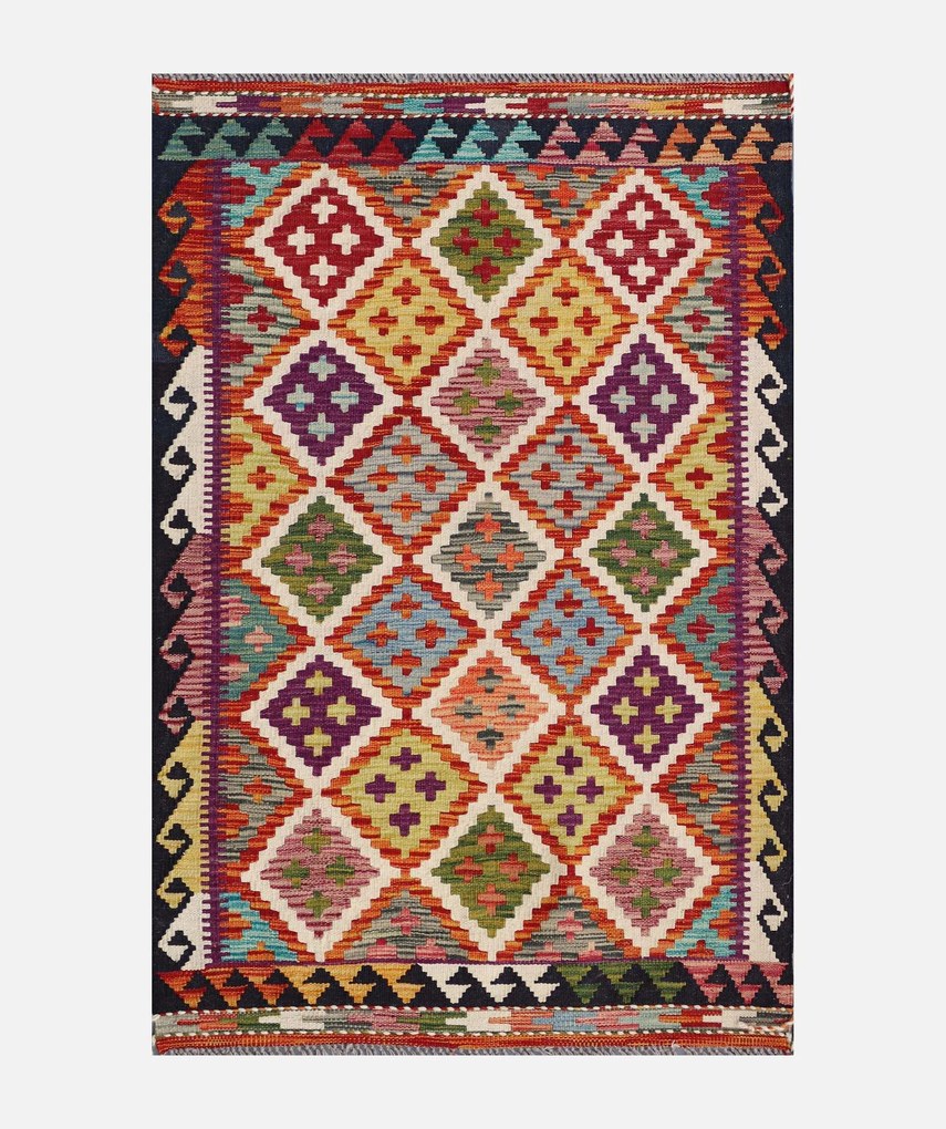 Kilim Tappeto 80x130 (Pakistan) Tessuto A Mano