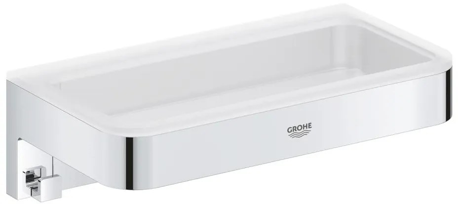 GROHE 41107000 - Mensola per doccia START CUBE 20 cm, cromo lucido