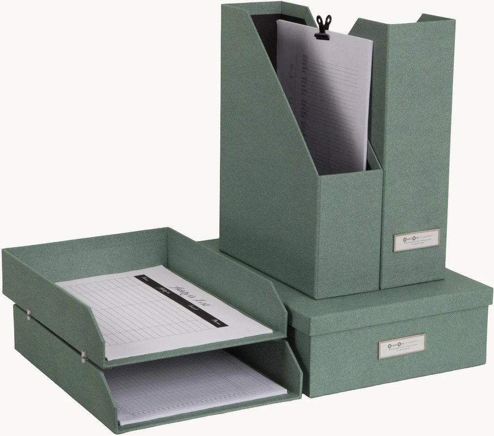 Set di 5 organizer da scrivania Holger