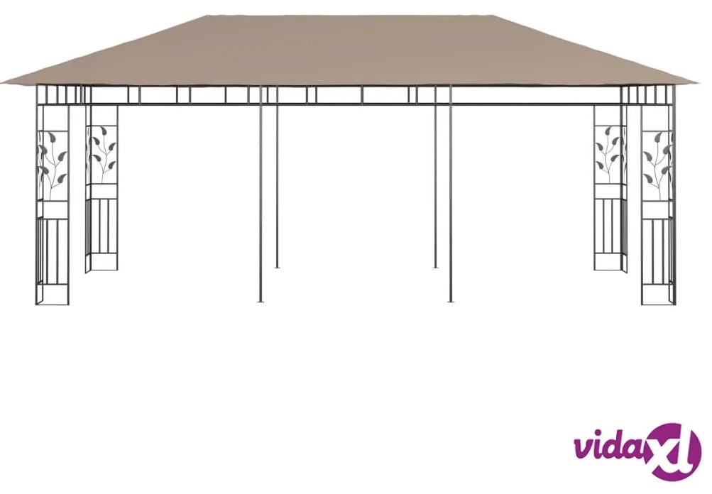 vidaXL Gazebo con Zanzariera 6x3x2,73 m Talpa 180 g/m²
