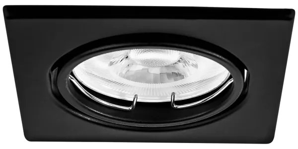 Faretto da incasso 1xGU10/MR16/10W/230V 9x9 cm nero