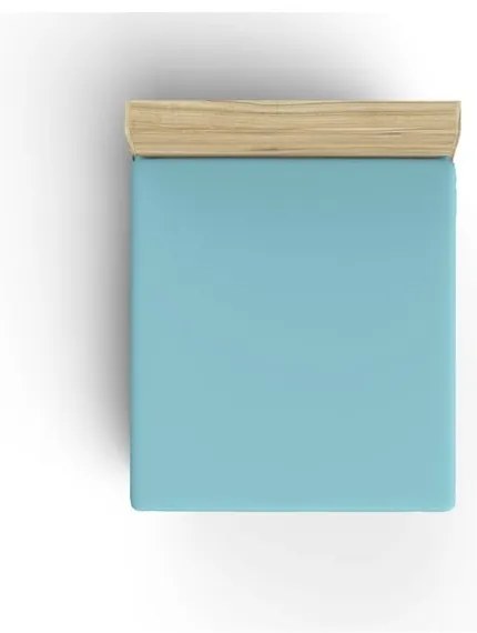 Lenzuolo con angoli turchese in cotone 140x200 cm – Mijolnir