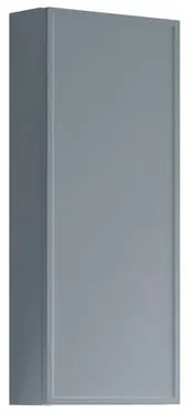 Pensile bagno Pixel laccato opaco indaco, 1 anta apertura da sinistra P 17 x L 30 x H 80 cm
