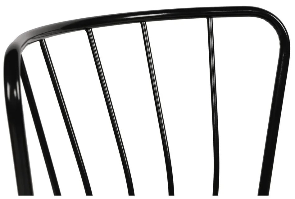 Sedie da pranzo in metallo nero in un set di 2 Yildiz - Kalune Design