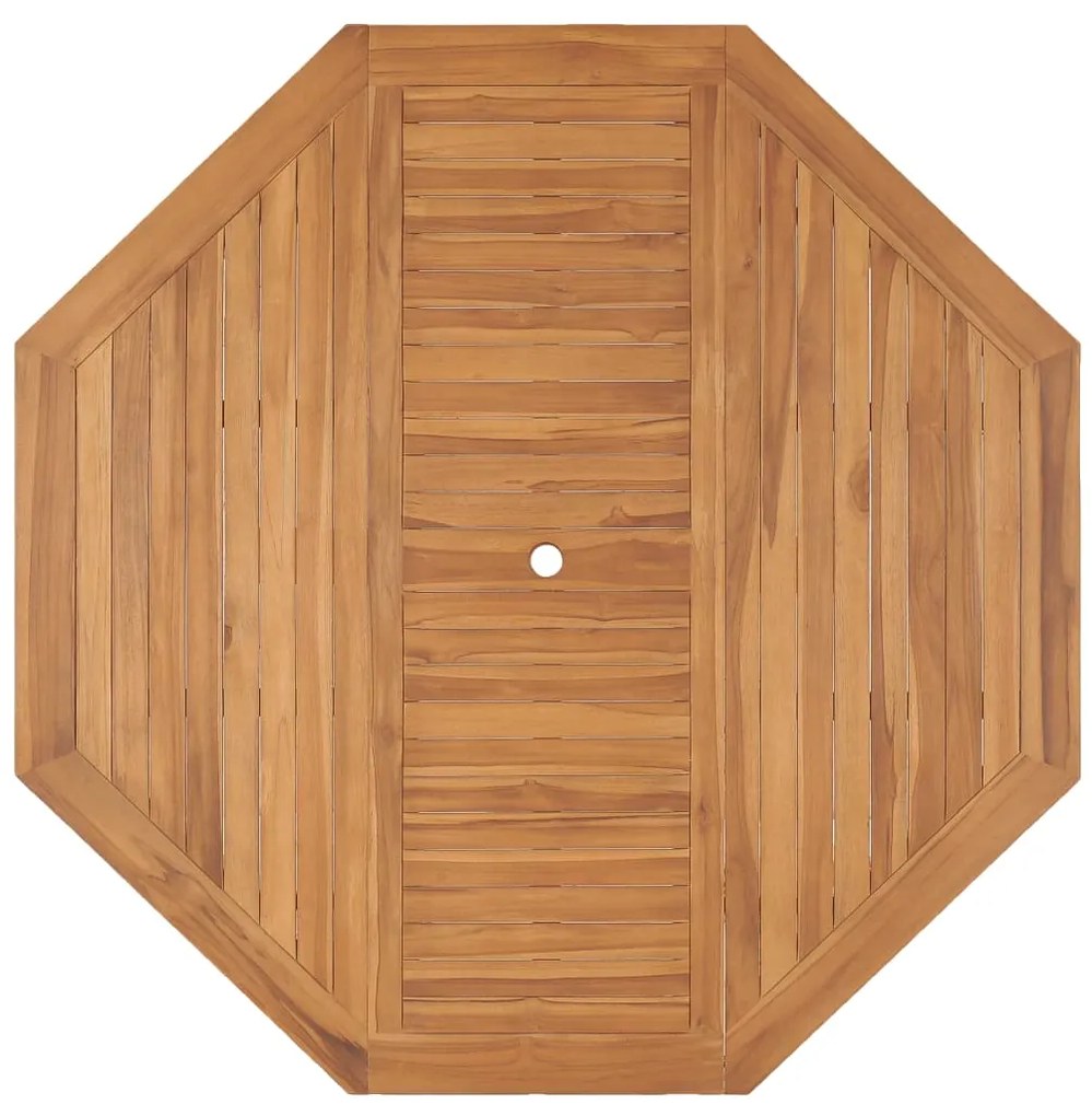 Tavolo da giardino 150x150x75 cm in legno massello di teak