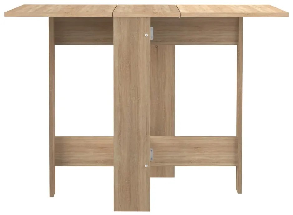 Tavolo da pranzo pieghevole in rovere 76x28 cm Papillon - TemaHome