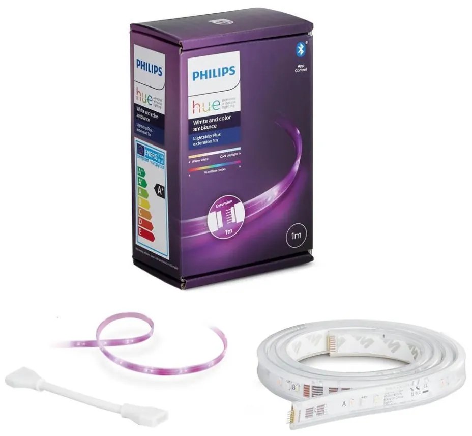 Striscia LED RGBW dimmerabile Philips Hue WHITE AND COLOR AMBIANCE 1m LED/11W/12V