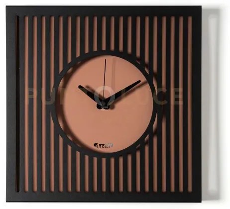 Orologio da parete elegante tiffany piccolo nero,mocha mousse