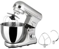 Impastatrice planetaria silver da 1000 W, a 6 velocità con ciotola da 5 litri