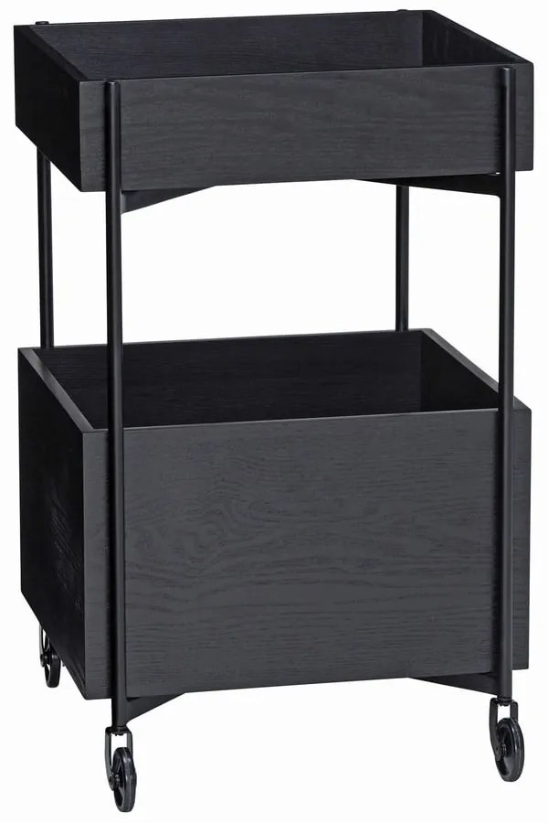 Carrello in legno di frassino su ruote 42x37 cm Fresh - Hübsch