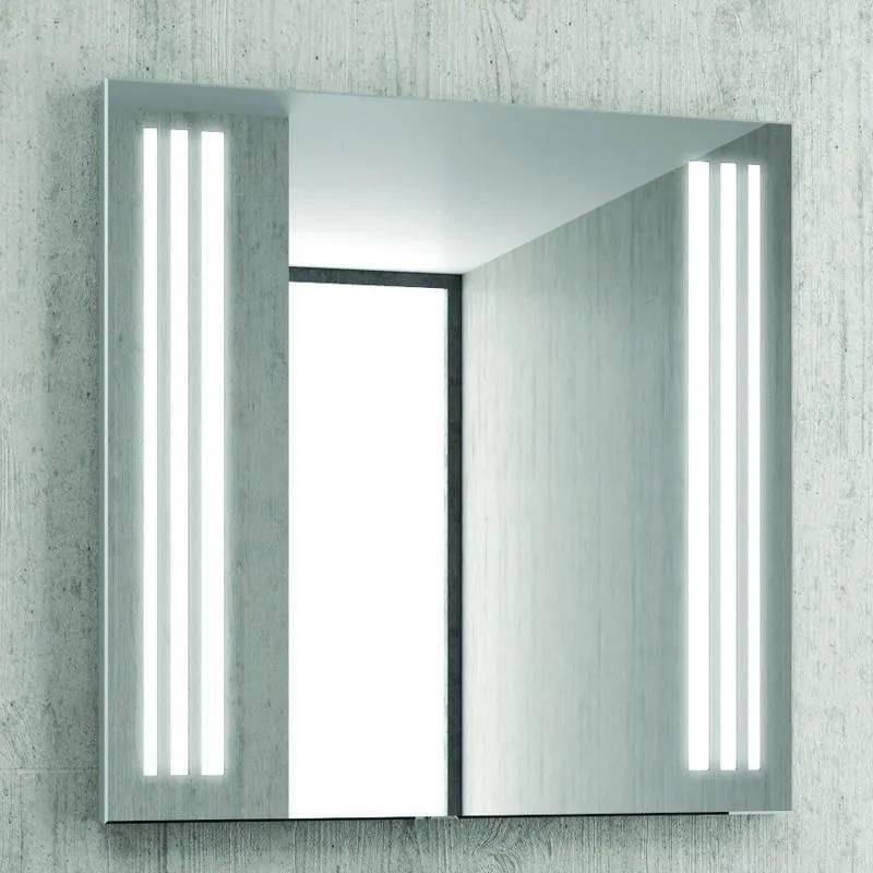 Kamalu - specchio bagno 100x75 illuminazione led modello kam-1391b