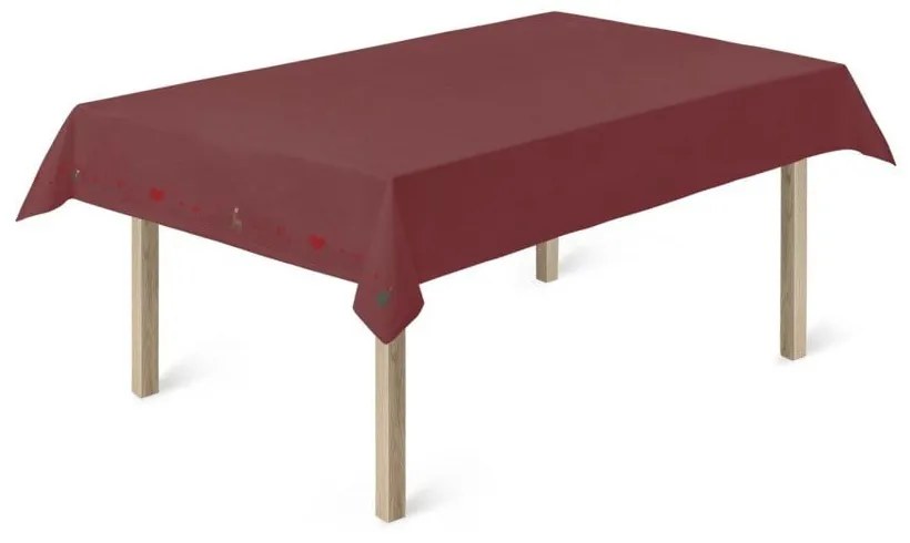 Tovaglia in misto cotone a tema natalizio 150x270 cm Christmas Fable – JUNA