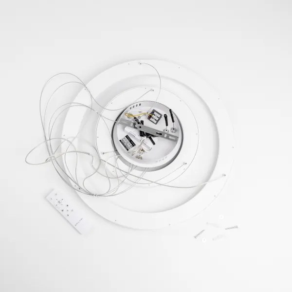 Brilagi - Lampadario sospeso dimmerabile LED su cavo FALCON SLIM LED/68W/230V Ø 50 cm bianco + telecomando