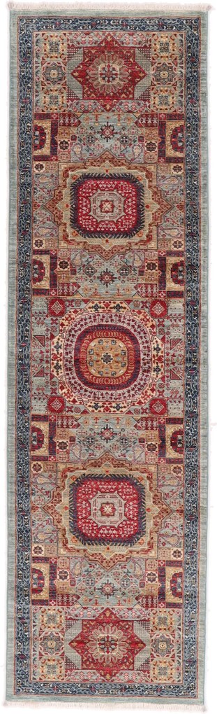 Mamluk Tappeto 90x300 (Afghanistan) Annodato A Mano