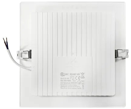 Lampada LED da incasso SQUARE LED/18W/230V 4000K 22x22 cm bianco