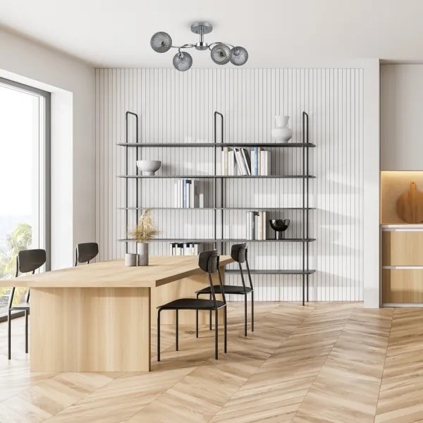 Lampadario a plafone OAKLAND 4xE27/60W/230V