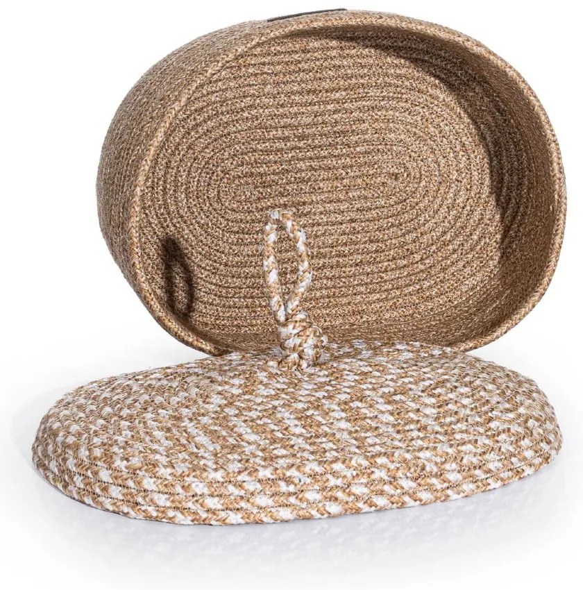 Scatola decorativa in tessuto con coperchio - Mioli Decor