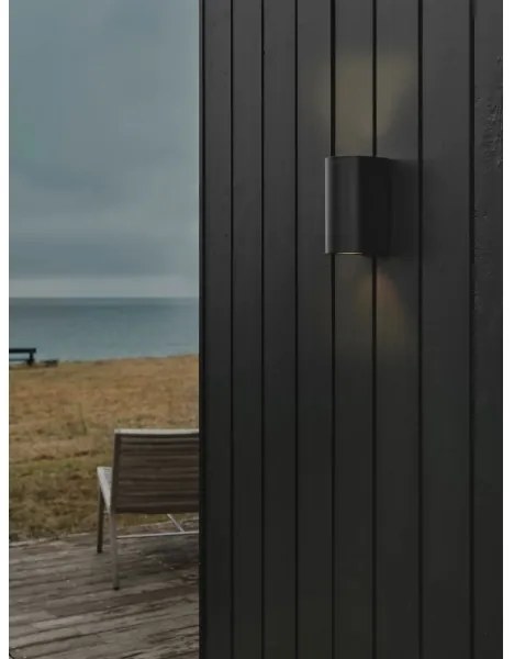 Nordlux - Applique da esterno CANTO 2xGU10/28W/230V IP44 nero