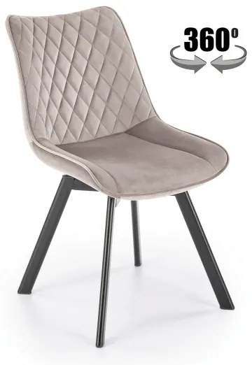 Sedia da pranzo OMBRA, 1 pezzo, beige