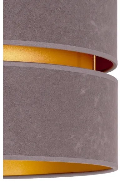 Duolla - Lampadario a sospensione con filo DUO 1xE27/15W/230V diametro 40 cm grigio