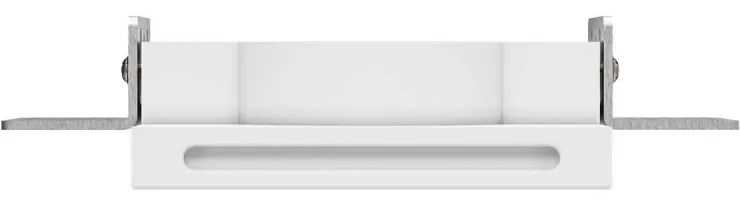 Portafaretto GU10 e MR16 in Gesso Pitturabile Quadrato Ø100x100 mm Materiale Gesso