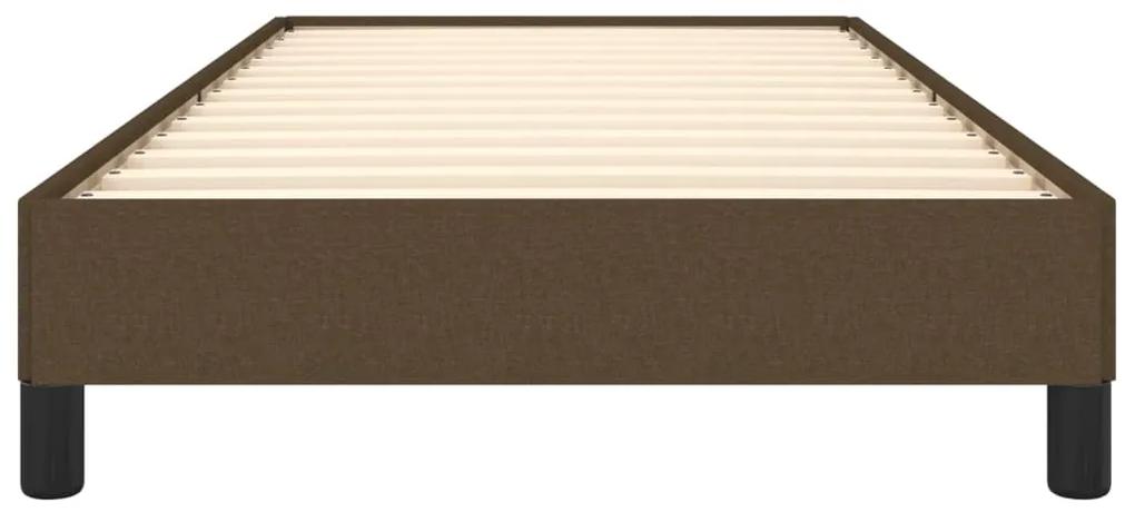 Giroletto marrone scuro 90x190 cm in tessuto