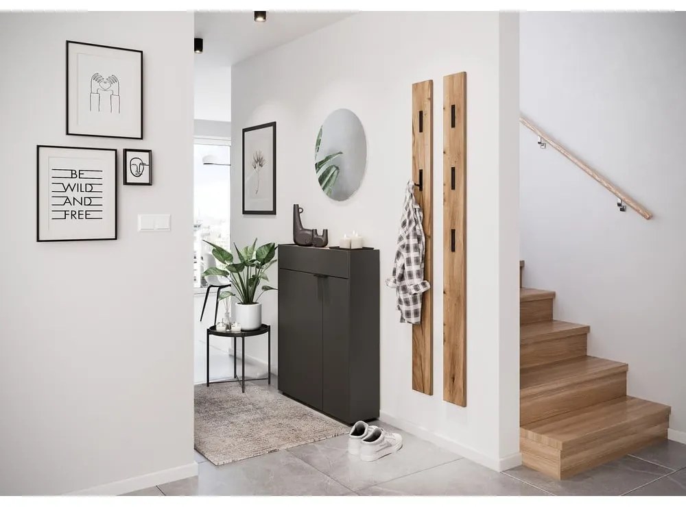 Armadietto color antracite 82x102x22 cm Ameca – Germania