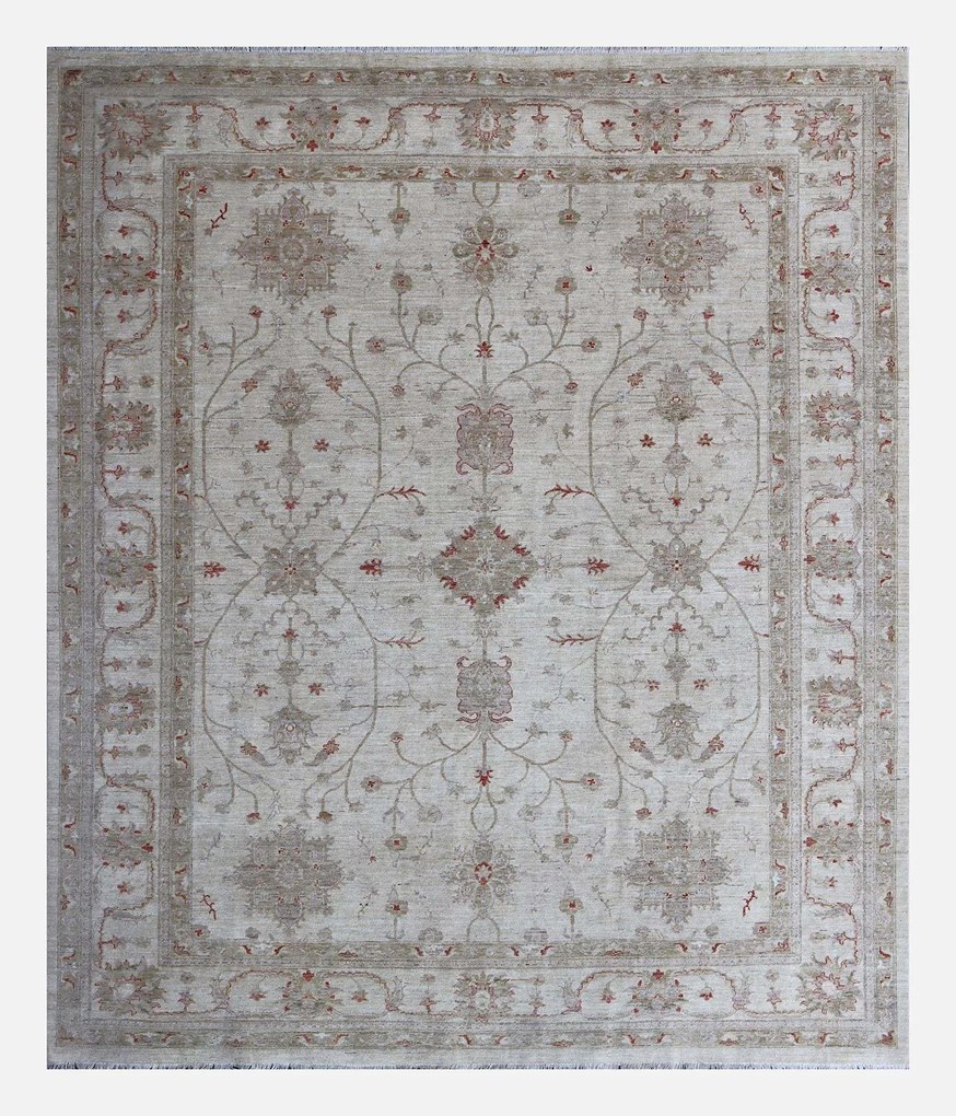 Ziegler Tappeto 300 x 250 Beige (Pakistan) Annodato A Mano