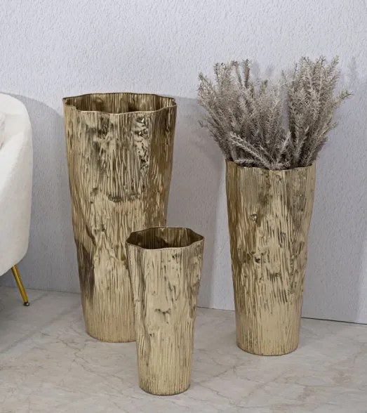 Porta Vasi Glolly Tris Cm Ø 41X39X83- 32X31X67-23X25X49